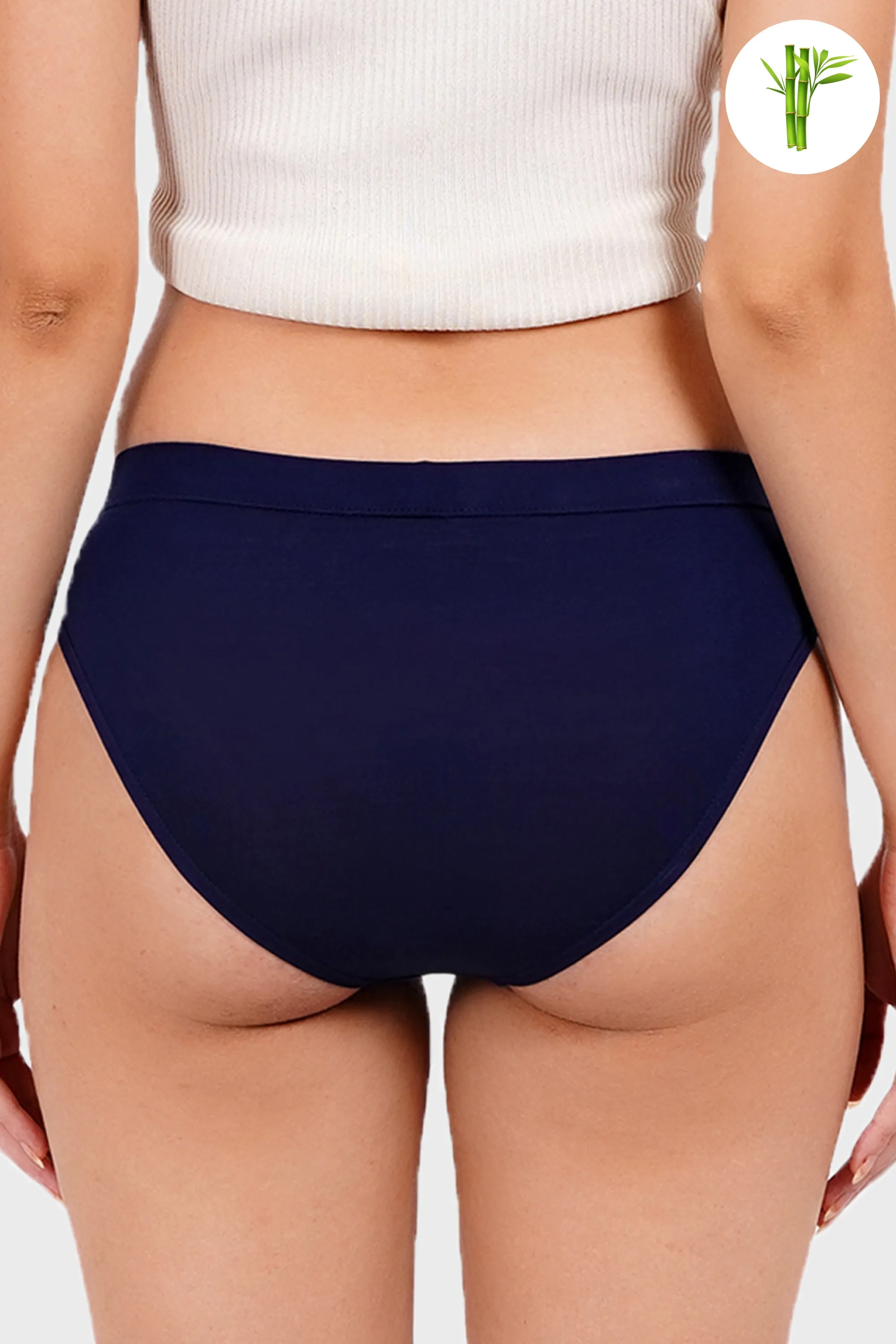 Women's Bikini Style Underwear - Berry Blue