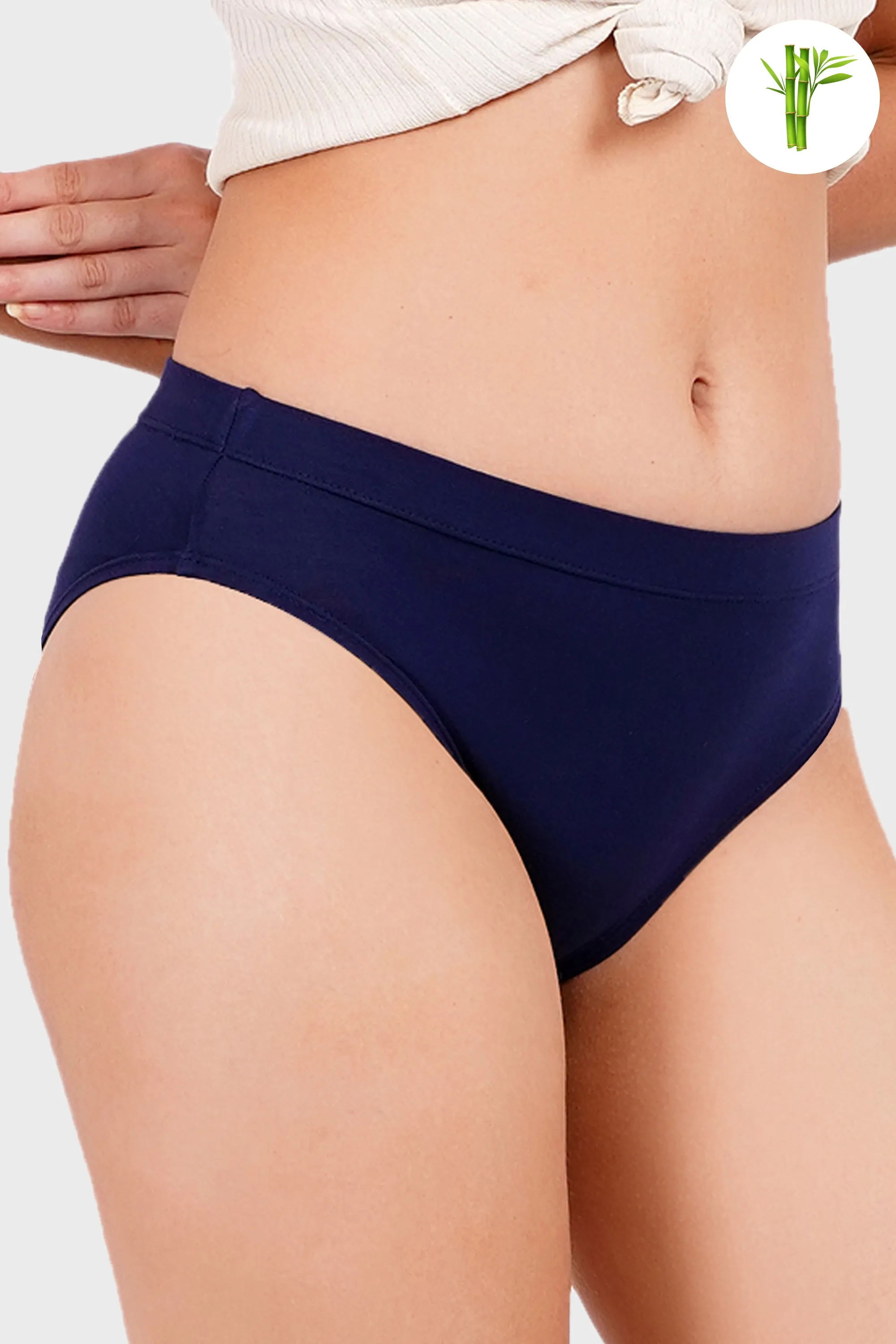 Women's Bikini Style Underwear - Berry Blue