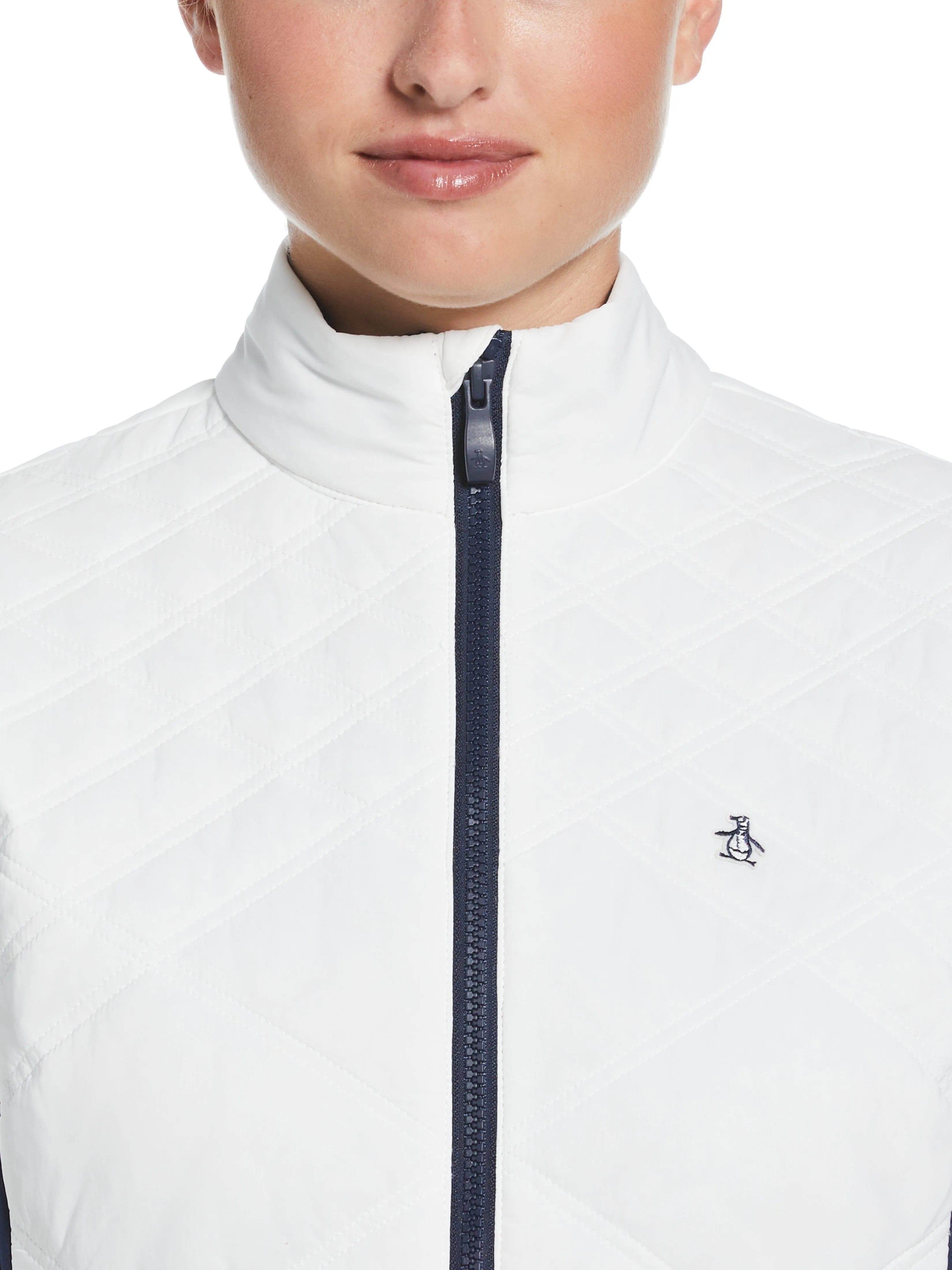 Women's Insulated Full Zip Jacket with Stretch Panels
