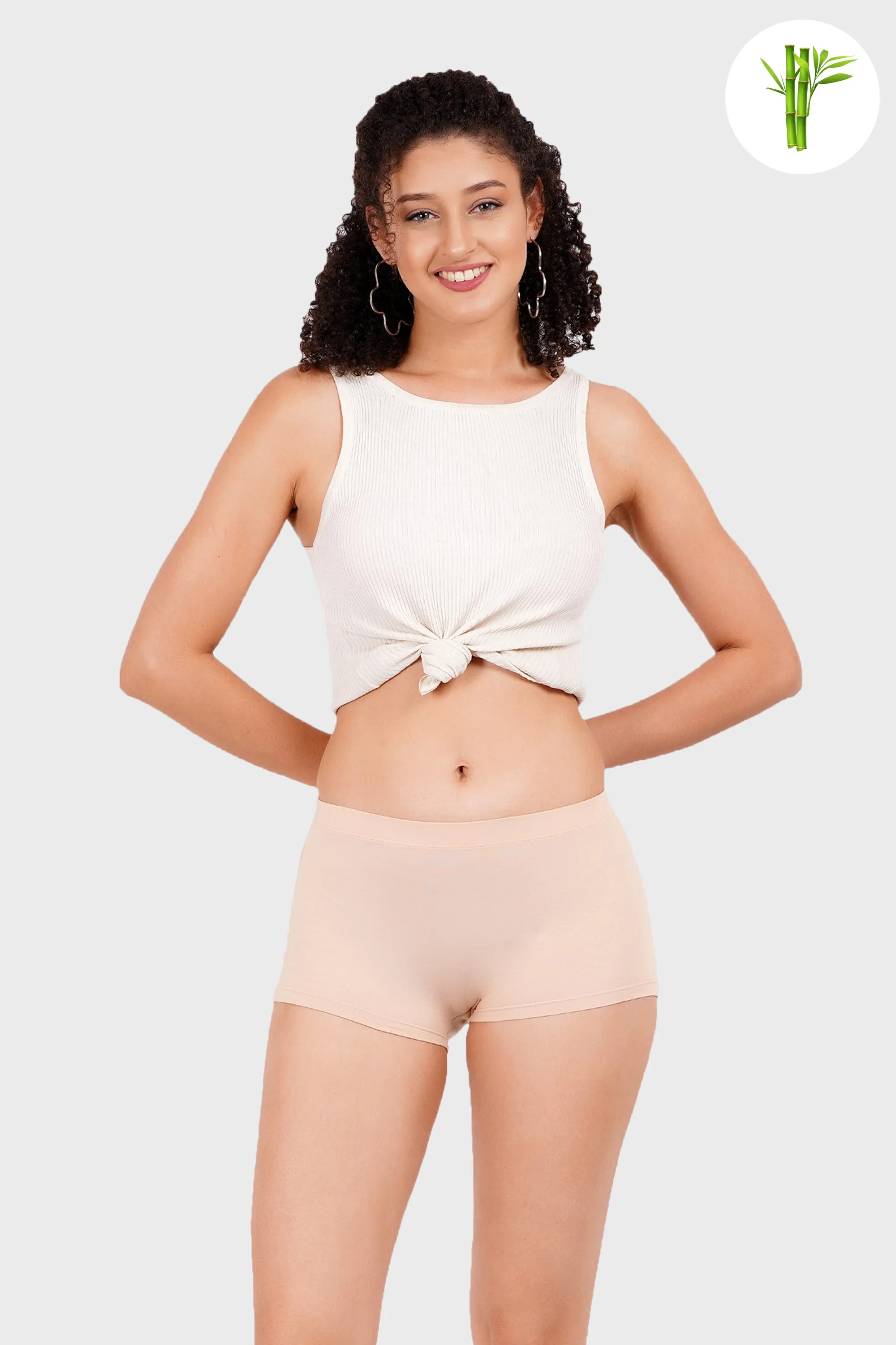 World's 1st Micro Bamboo Underwear - Nude Almond