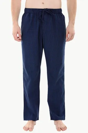Woven Lightweight Navy Pyjamas
