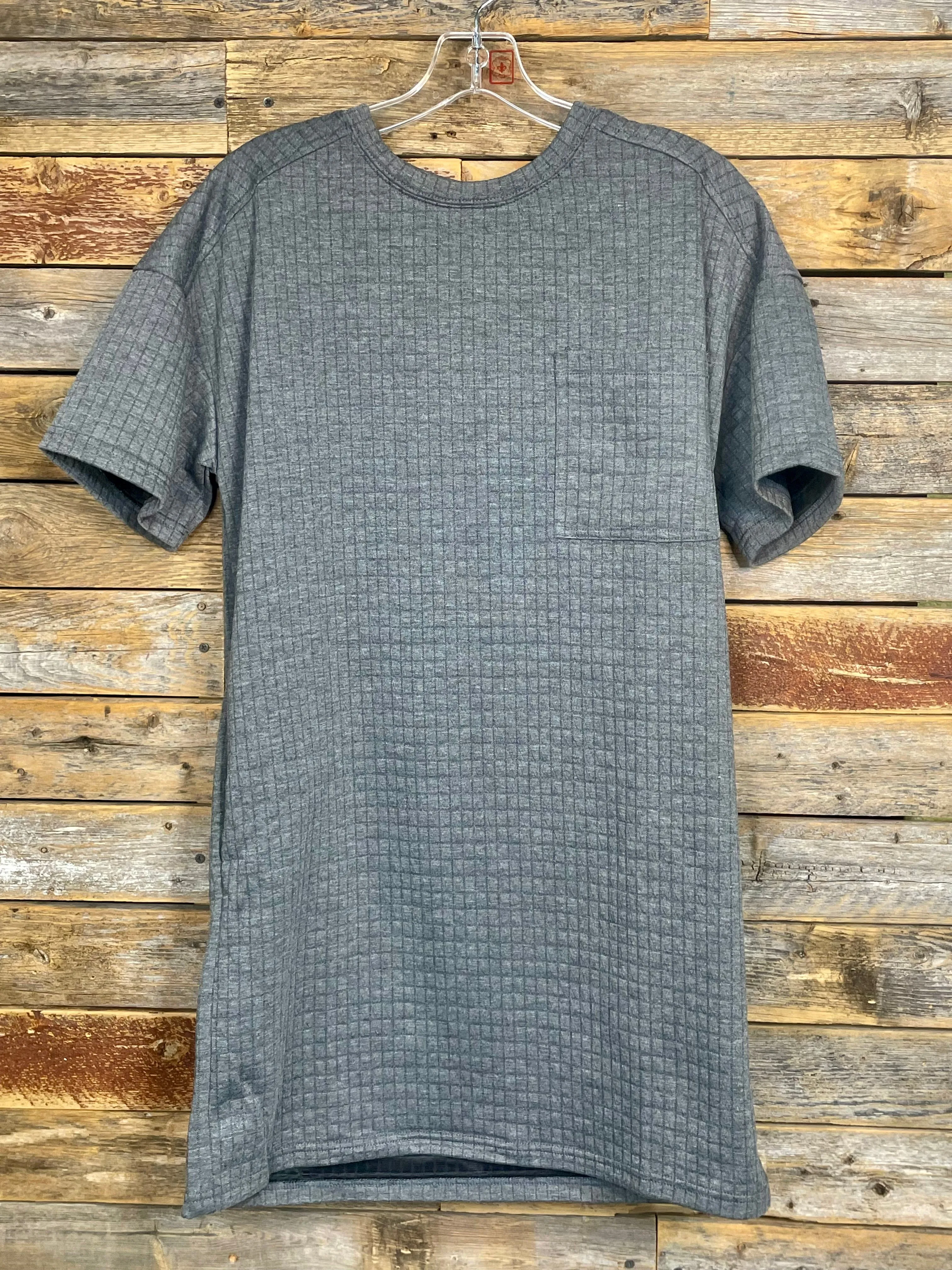 Wynonna Textured Front Pocket Dress