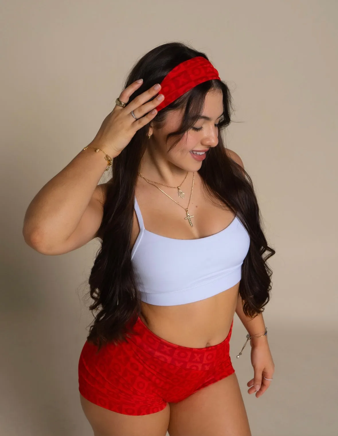 XO - 2pcs Booty Shorts (Full Coverage)   Headband ♻️