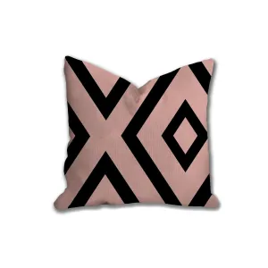 XO Geometric throw pillow, linear black pattern, modern pillow, Interior decor, home decor, pillow cover and insert, accent pillow, insert