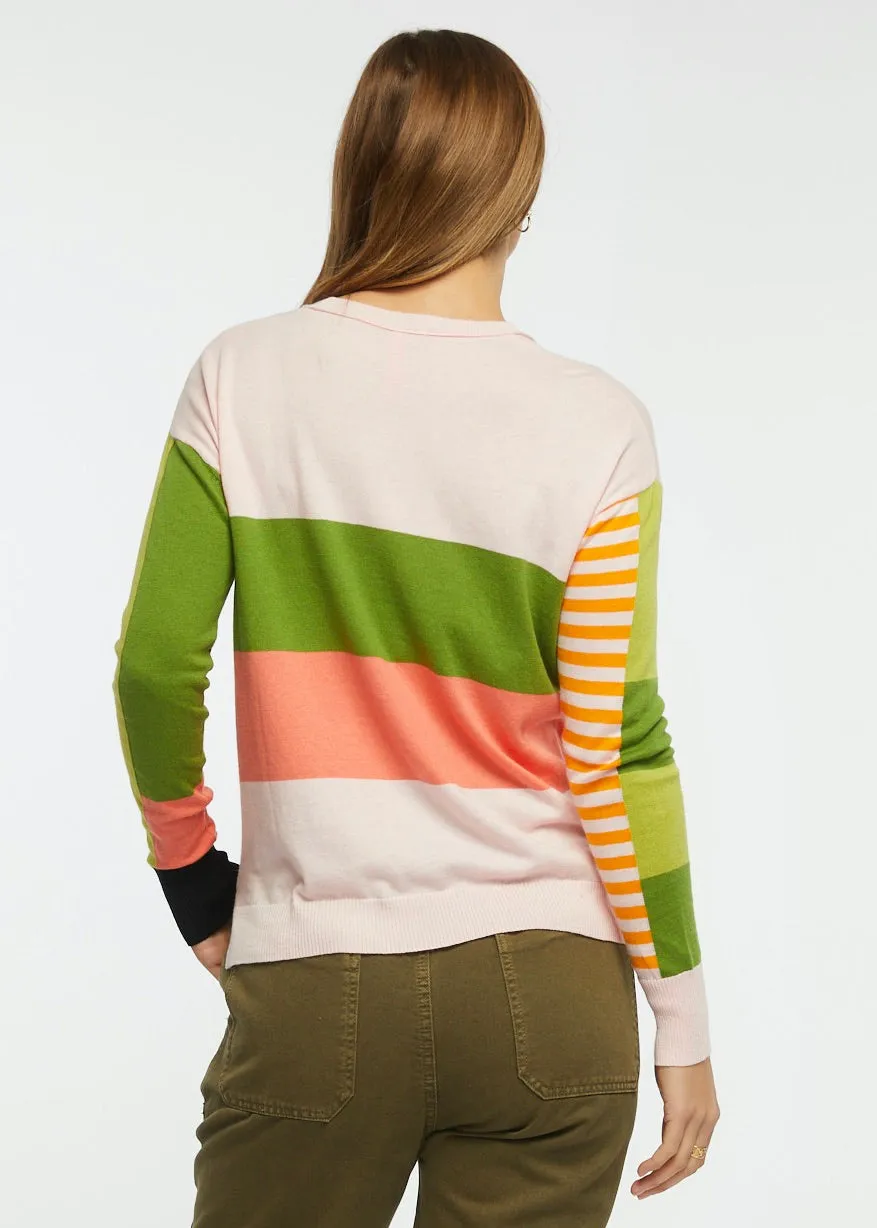 Zaket & Plover Diagonal Stripe Sweater, Style #ZP6433U