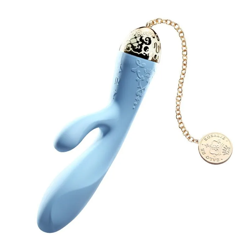 ZALO Rosalie Rabbit App-controlled Rechargeable Vibrator Royal Blue